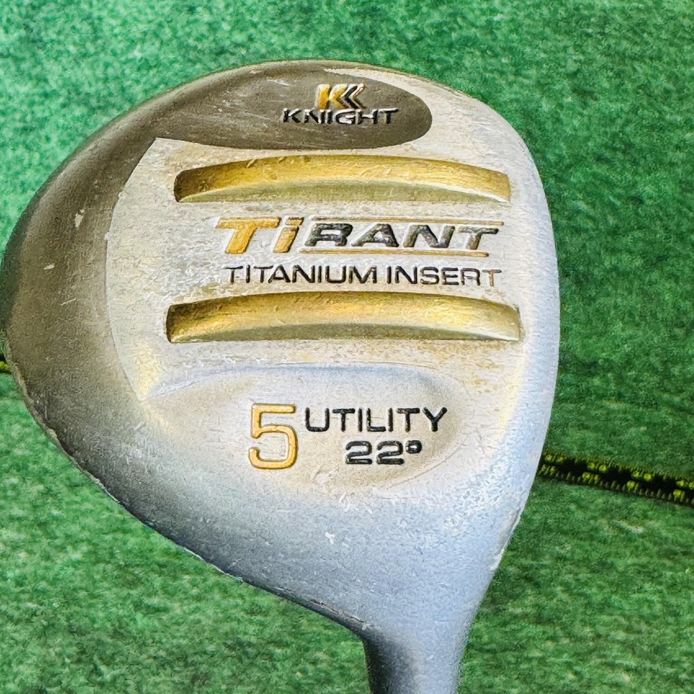 Knight TiRANT Titanium Insert 5 Wood Utility Mens RH 43 In Graphite Silver USA